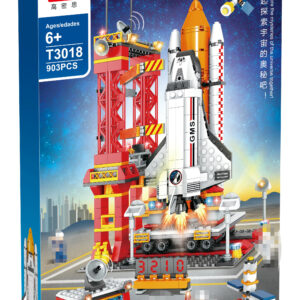 GMS T3018 - Bausteine Spaceschuttle Journey Trägerrakete Raketenstation Weltraum