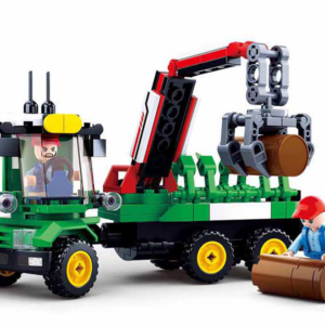 Sluban Holztransporter M38-B0778 - 209 Bausteine, 2 Minifiguren, ab 6 Jahren