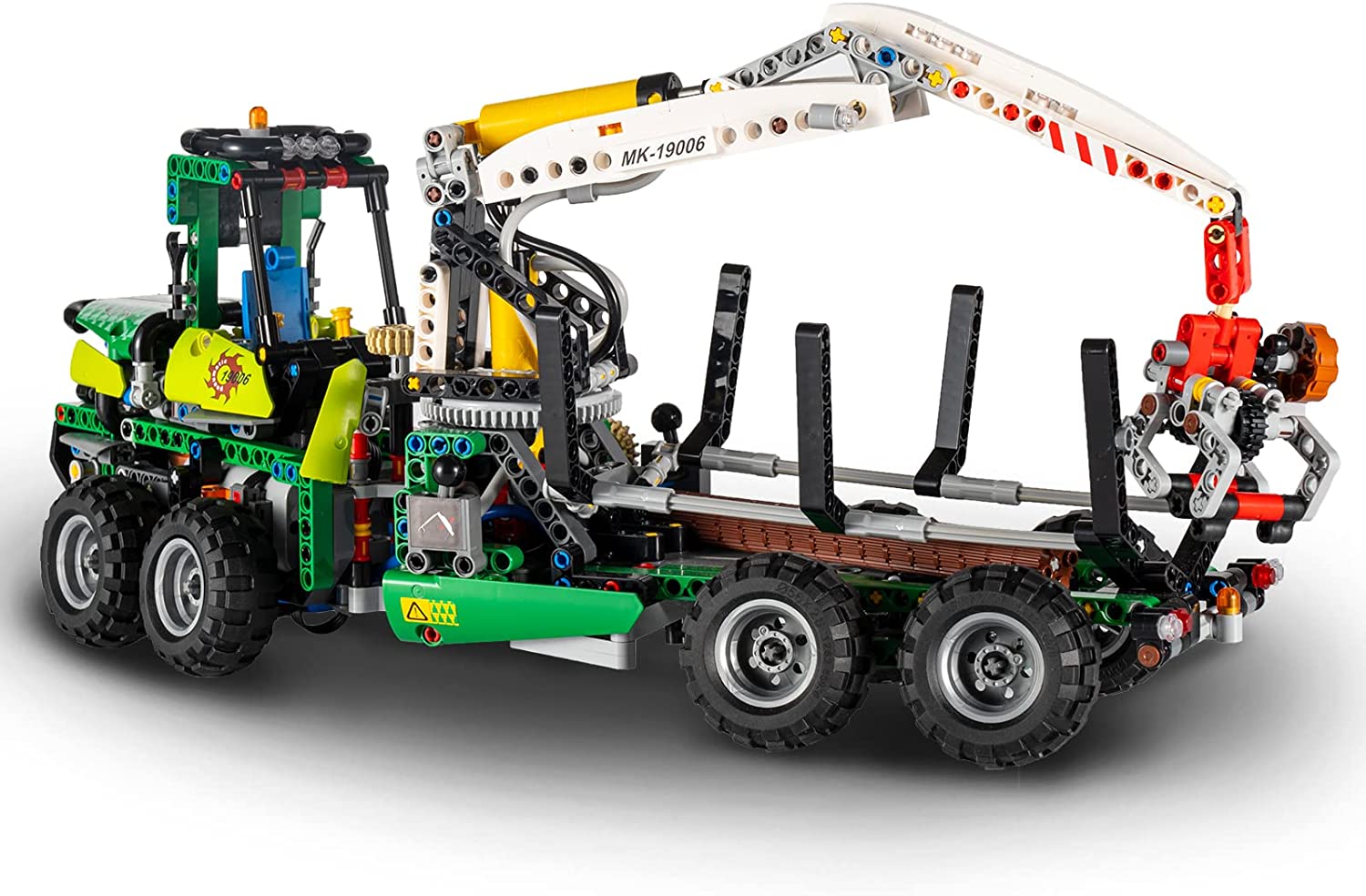 Mould King 19006 Set Camion Forestale Con Gru - Kit Costruzione 938 Pezzi, Giocattolo Educativo STEM Per Bambini