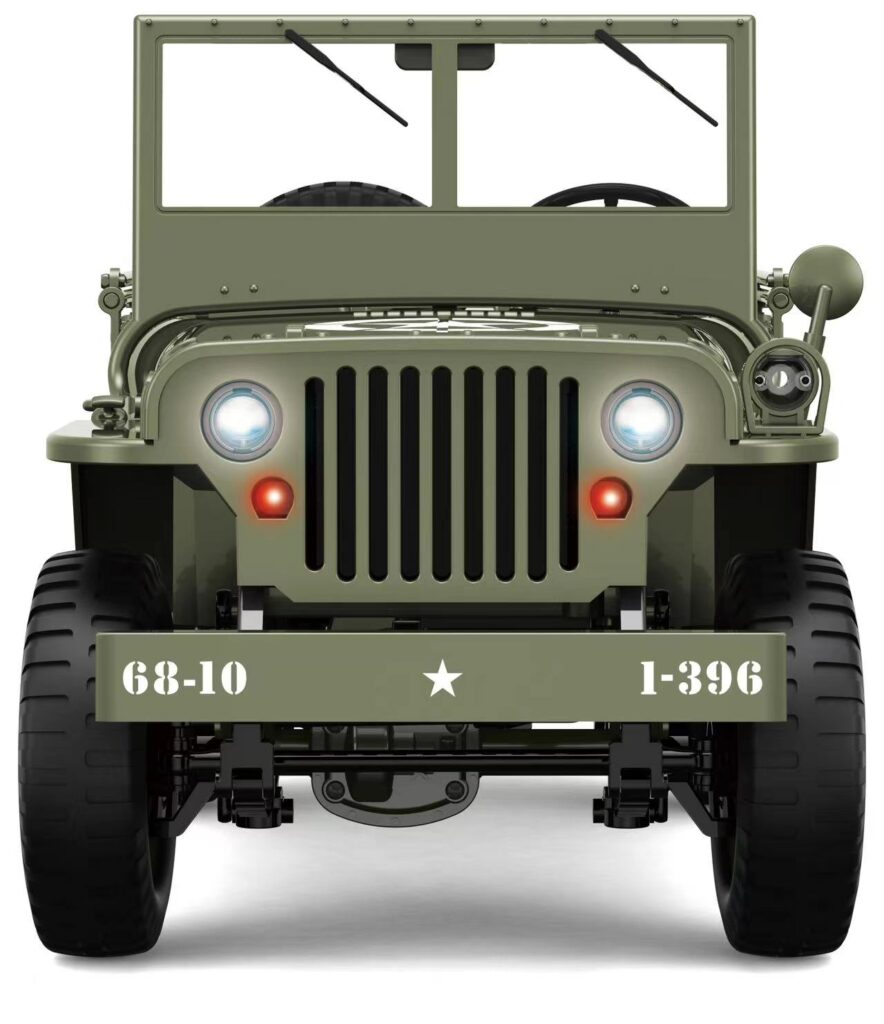 Voiture RC Jeep 4x4 JJRC C8815 1:10 - Treuil, Toile Housse, Prête à Rouler, Tout-terrain